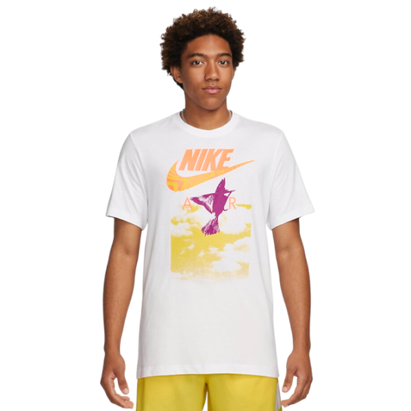 Футболка для мужчин Nike U Nsw Tee Brandriff In Air 100% хлопок/ Белый photo 1
