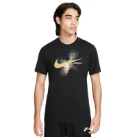 Tricou pentru bărbați Nike M Nsw Tee 6Mo Swoosh 100% bumbac/ Black