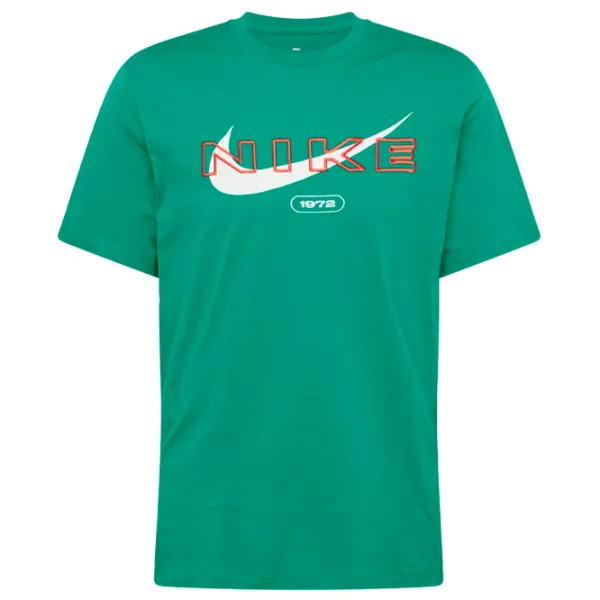 Tricou pentru bărbați Nike M Nsw Tee Club Ssnl Hbr 100% bumbac/ Green photo 1