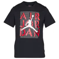 Футболка для мужчин Jordan Brand Jm Stack Ss Crew 100% хлопок/ Черный