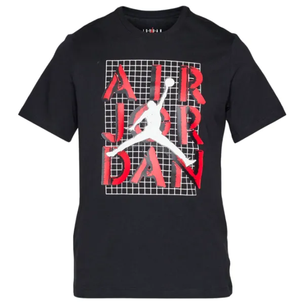 Tricou pentru bărbați Jordan Brand Jm Stack Ss Crew 100% bumbac/ Black photo 1 Tricou pentru bărbați Jordan Brand Jm Stack Ss Crew 100% bumbac/ Black photo 1
