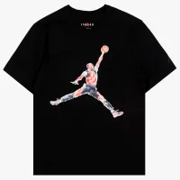 Tricou pentru bărbați Jordan Brand Jm Wtrclr Ss Crew 100% bumbac/ Black