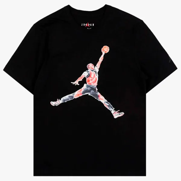 Tricou pentru bărbați Jordan Brand Jm Wtrclr Ss Crew 100% bumbac/ Black photo 1 Tricou pentru bărbați Jordan Brand Jm Wtrclr Ss Crew 100% bumbac/ Black photo 1
