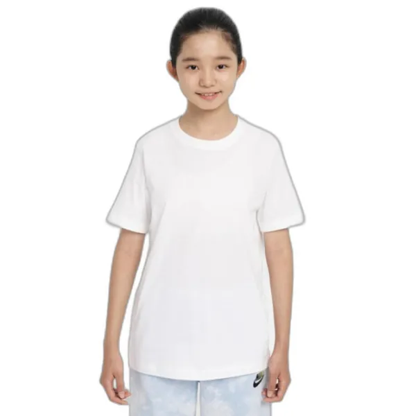 Футболка для девочек Nike Ss Crew Nby  / Белый photo 1 Футболка для девочек Nike Ss Crew Nby  / Белый photo 1