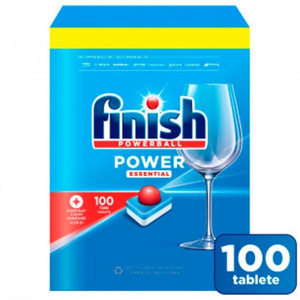 Capsule FINISH Power Essential 100 tab comprimate / pentru îndepartarea murdăriei photo 1