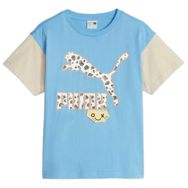 Футболка для мальчиков Puma Classics Mix Mtch Tee Regal 104/ Синий photo 1