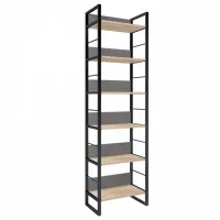 Стеллаж Deco Urban 60 210см x 60см x 34см cm/ ЛДСП/ Black