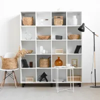 Etajeră Fabrik Home Albert 180 x 150 x 40 cm/ LPAL/ White