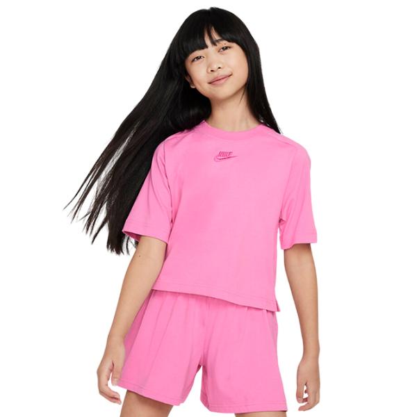 Футболка для девочек Nike G Nsw Ss Top Jsy Lbr  / Розовый photo 1 Футболка для девочек Nike G Nsw Ss Top Jsy Lbr  / Розовый photo 1