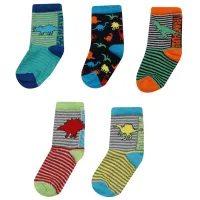 Șosete pentru băieți Polaris Socks 3W DINOSAUR 5 LI SKT-B 3PR Multicolor