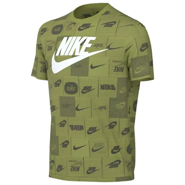 Футболка для девочек Nike K Nsw Tee Club Ssnl Aop Hbr  / Зеленый photo 1 Футболка для девочек Nike K Nsw Tee Club Ssnl Aop Hbr  / Зеленый photo 1