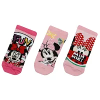 Șosete pentru fetiţe Minnies Mouse 3M SUM MINNIE 3 LU PTK-G 3FX Pink