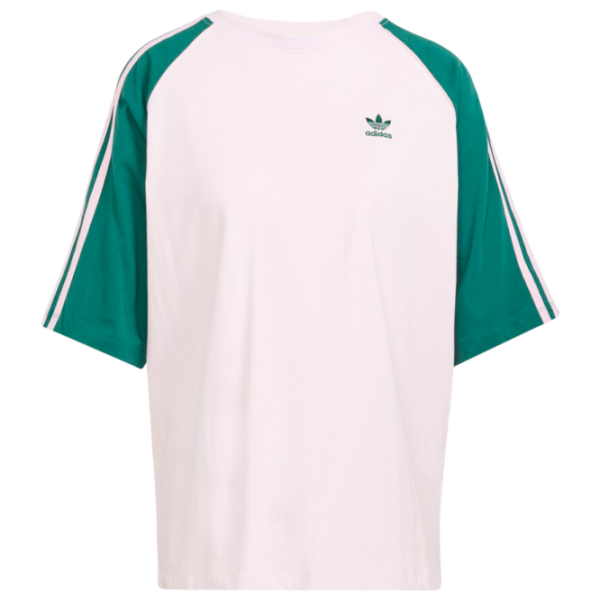 Tricou pentru femei Adidas Blocked Tee Os 100% bumbac/ White photo 1 Tricou pentru femei Adidas Blocked Tee Os 100% bumbac/ White photo 1