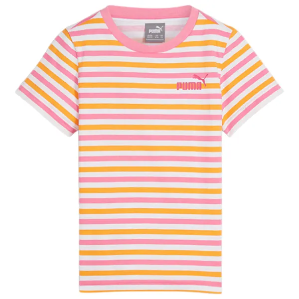 Tricou pentru fete Puma Ess+ Summer Camp Aop Tee 105 - 110 cm / Pink photo 1