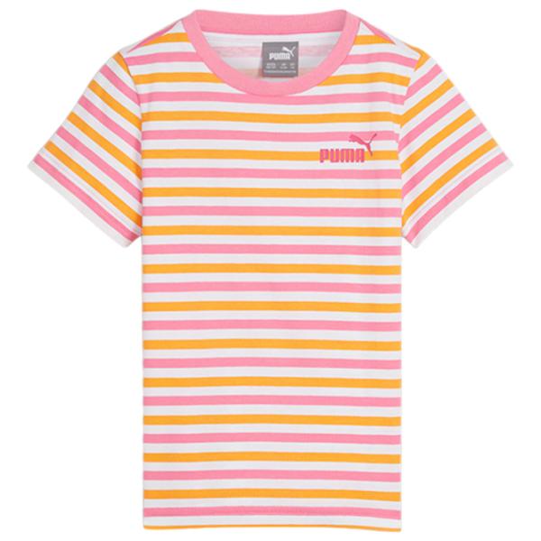 Tricou pentru fete Puma Ess+ Summer Camp Aop Tee 105 - 110 cm / Pink photo 1