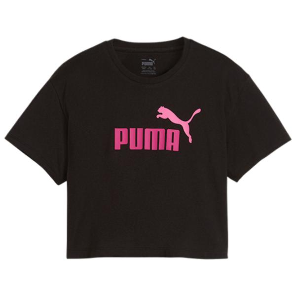 Футболка для девочек Puma Girls Logo Cropped Tee 170 - 176 см / Черный photo 1 Футболка для девочек Puma Girls Logo Cropped Tee 170 - 176 см / Черный photo 1