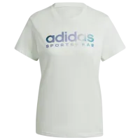 Футболка для женщин Adidas W Soft Side Linear 100% хлопок/ Белый