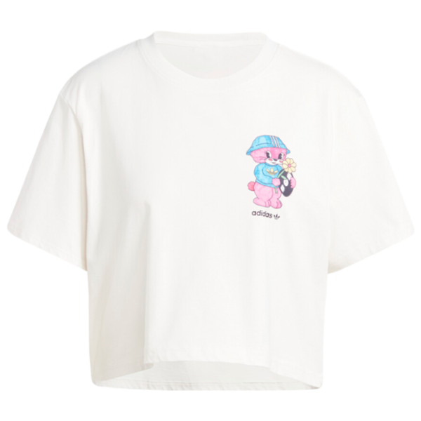 Футболка для женщин Adidas Adiorb Crop Tee 100% хлопок/ Белый photo 1