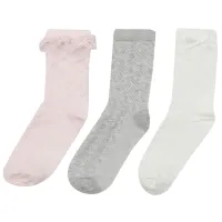 Șosete pentru fetiţe Polaris Socks 3W KALP FR 3 LU SKT-G 3PR Multicolor
