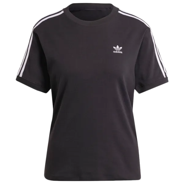 Футболка для женщин Adidas 3 Stripe Tee 94% хлопок/ Черный photo 1