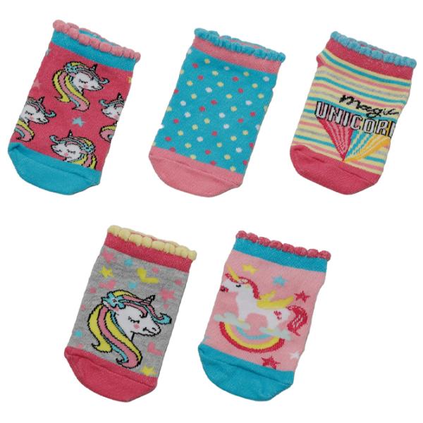 Носки для девочек Polaris Socks 3W UNICORN 5 LI PTK-G 3PR Разноцветный photo 1