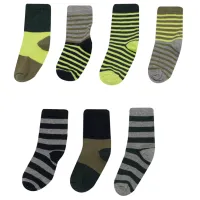 Șosete pentru băieți Polaris Socks 3W NEON LN 7 LI SKT-B 3PR Gray