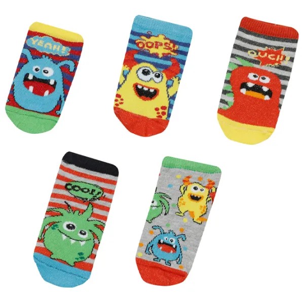 Носки для мальчиков Polaris Socks 3W MONSTER 5 LI PTK-B 3PR Разноцветный photo 1