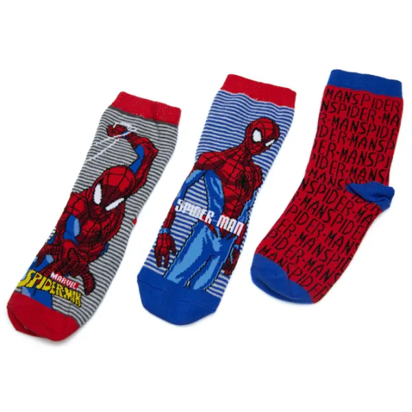 Носки для мальчиков Spiderman 2W SPIDER 3 LU SKT-B 2PR Красный photo 1