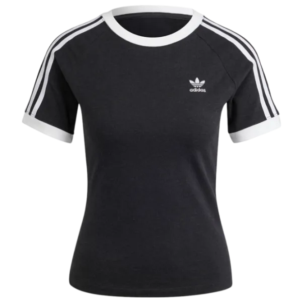 Футболка для женщин Adidas 3 S Rgln Tee 100% хлопок/ Черный photo 1