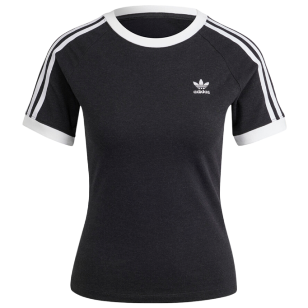 Tricou pentru femei Adidas 3 S Rgln Tee 100% bumbac/ Black photo 1