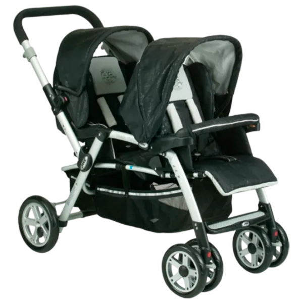 Детская коляска Jane Twintwo Silla 5288 J40/ Черный photo 1 Детская коляска Jane Twintwo Silla 5288 J40/ Черный photo 1