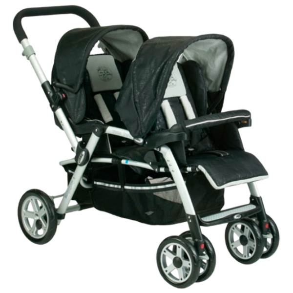 Детская коляска Jane Twintwo Silla 5288 J40/ Черный photo 1 Детская коляска Jane Twintwo Silla 5288 J40/ Черный photo 1