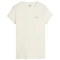 Футболка для женщин Puma Classics Ribbed Slim Tee 39% полиэстер/ Бесцветный