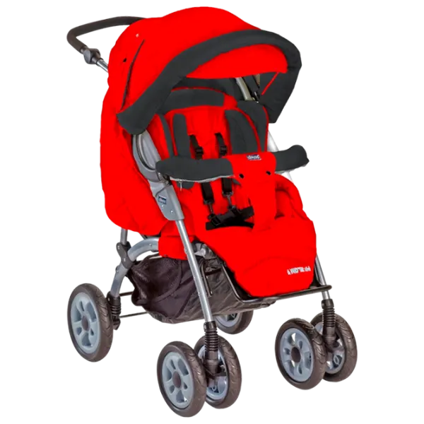 Cărucior pentru copil Chicco Tech 6 WD 69490.90/ Red photo 1