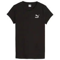 Футболка для женщин Puma Classics Ribbed Slim Tee 39% полиэстер/ Черный