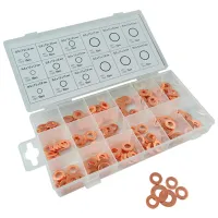 Набор шайб JBM 53229 Медь/ Количество в наборе - 150