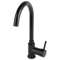 Baterie pentru bucătărie SanDonna F7073 Mono comandă/ pivotantă/ Alamă/ Black