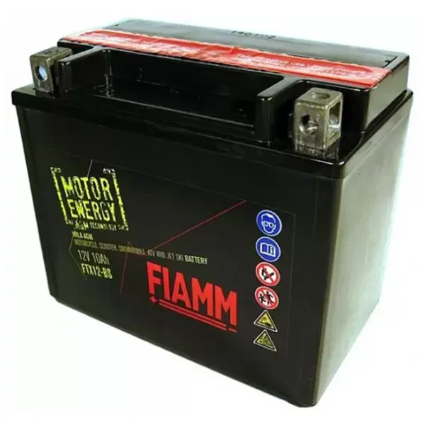 Аккумулятор для мотоцикла Fiamm FTX12-BS 150A/ 10 Ач photo 1