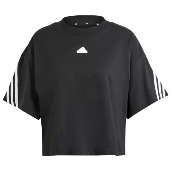 Tricou pentru femei Adidas W Fi 3S Tee 100% bumbac/ Black photo 1