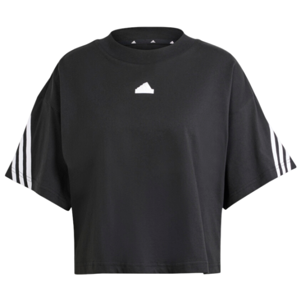 Tricou pentru femei Adidas W Fi 3S Tee 100% bumbac/ Black photo 1