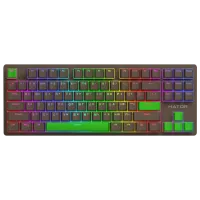 Клавиатура Hator Rockfall 2 Mecha TKL Autograph Edition Проводная/ Коричневый