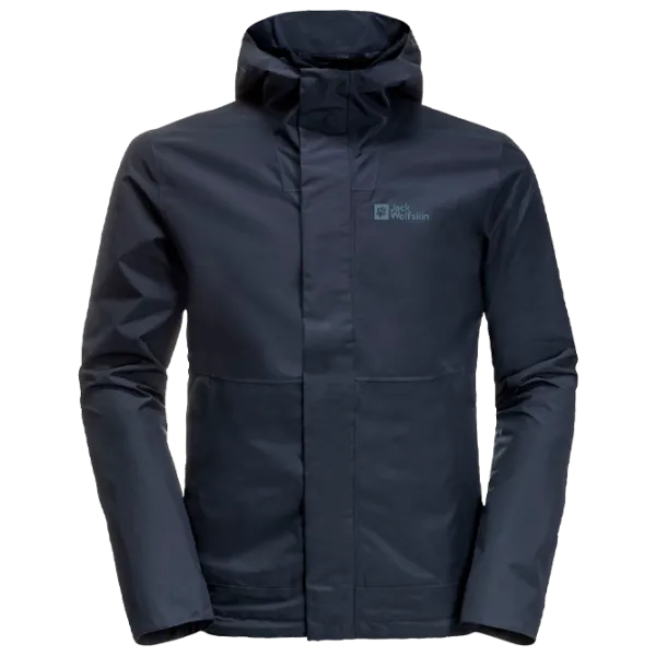 Jachetă pentru bărbați Jack Wolfskin Baydream Semi-sezon/ Navy photo 1 Jachetă pentru bărbați Jack Wolfskin Baydream Semi-sezon/ Navy photo 1