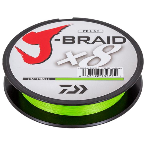 Шнур для рыбалки Daiwa J-Braid X8 PE 150 м/ 8.1 кг photo 1