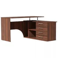 Офисный стол Fabrik Home СК-01 ДСП/ Коричневый