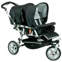 Детская коляска Jane Powertwin Pro-Silla 5204 J40/ Черный