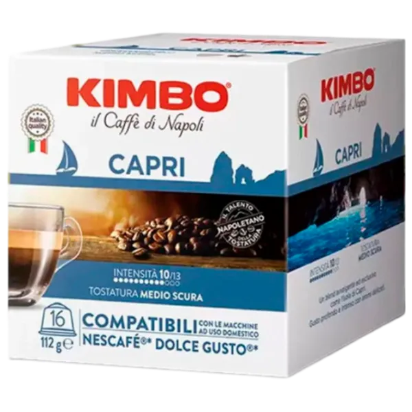 Cafea Kimbo Capri Capsule/ Dolce Gusto/ 16 capsule photo 1