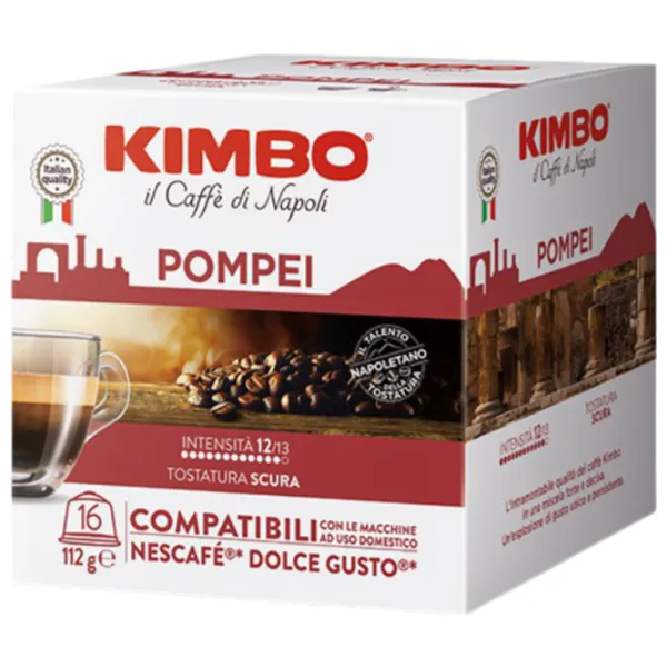 Cafea Kimbo Pompei Capsule/ Dolce Gusto/ 16 capsule photo 1