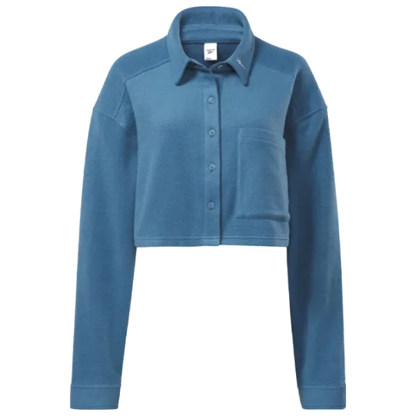 Ветровка для женщин Reebok CL WDE FLEECE LAYE Демисезон/ Синий photo 1