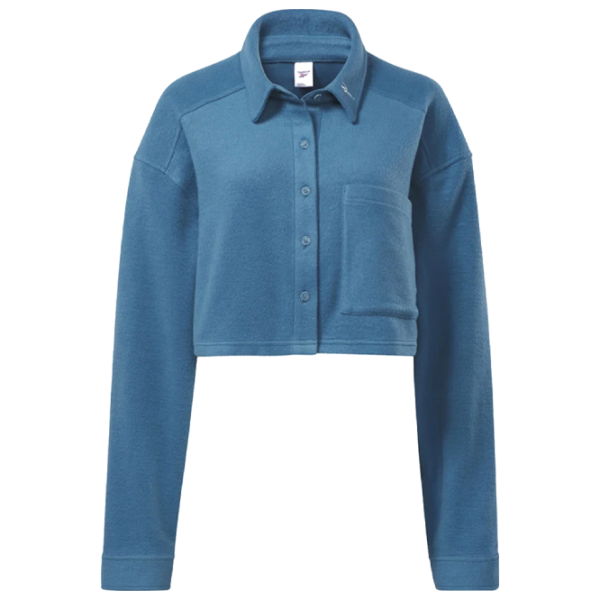Ветровка для женщин Reebok CL WDE FLEECE LAYE Демисезон/ Синий photo 1