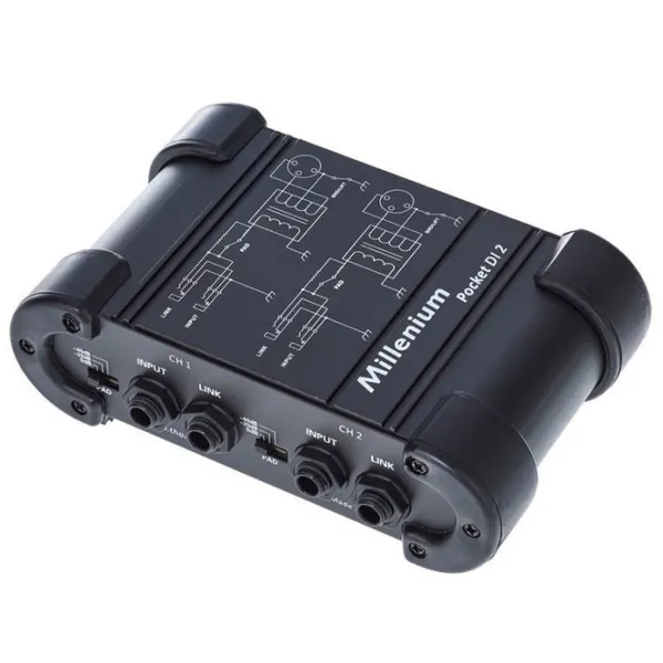 Box pasiv Millenium Pocket DI 2 PVC/ Black photo 1